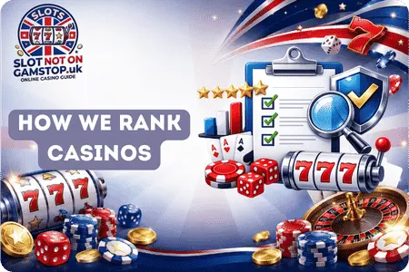 How We Rank Not on GamStop Slot Casinos